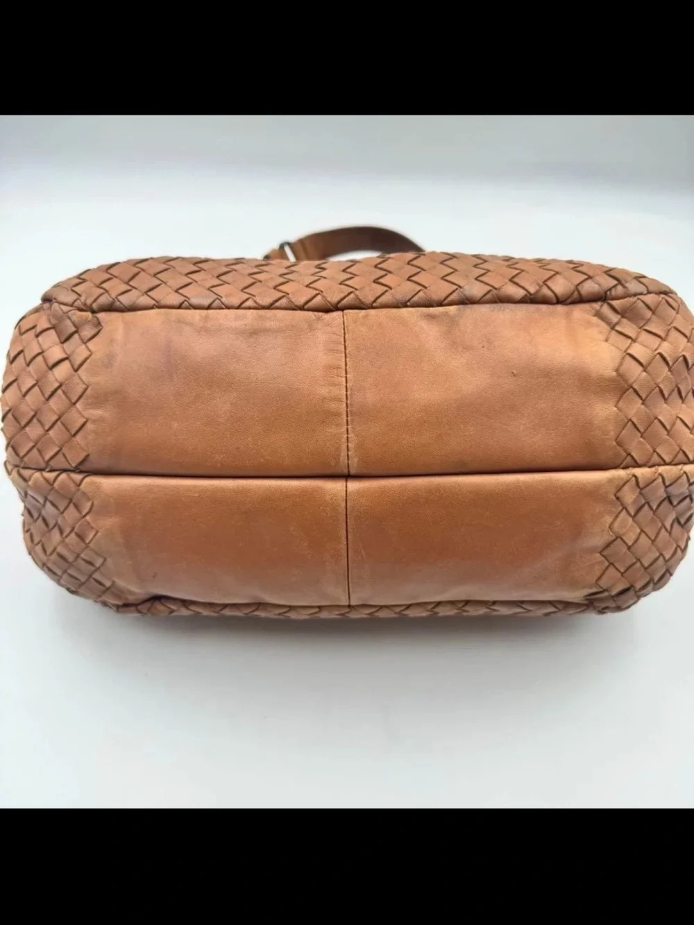 Bottega Veneta Tan Woven Intrecciato Leather Hobo